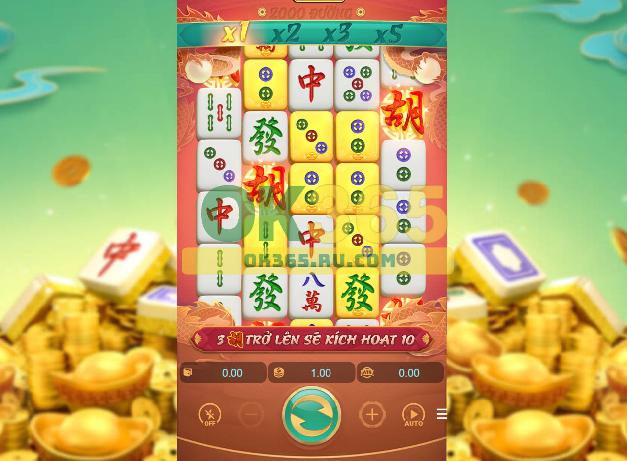 Cách Chơi Đường Mạt Chược OK365 - Bí Kíp Nổ Hũ Mahjong Ways 4 Tính năng đặc biệt giúp người chơi rinh thưởng dễ dàng